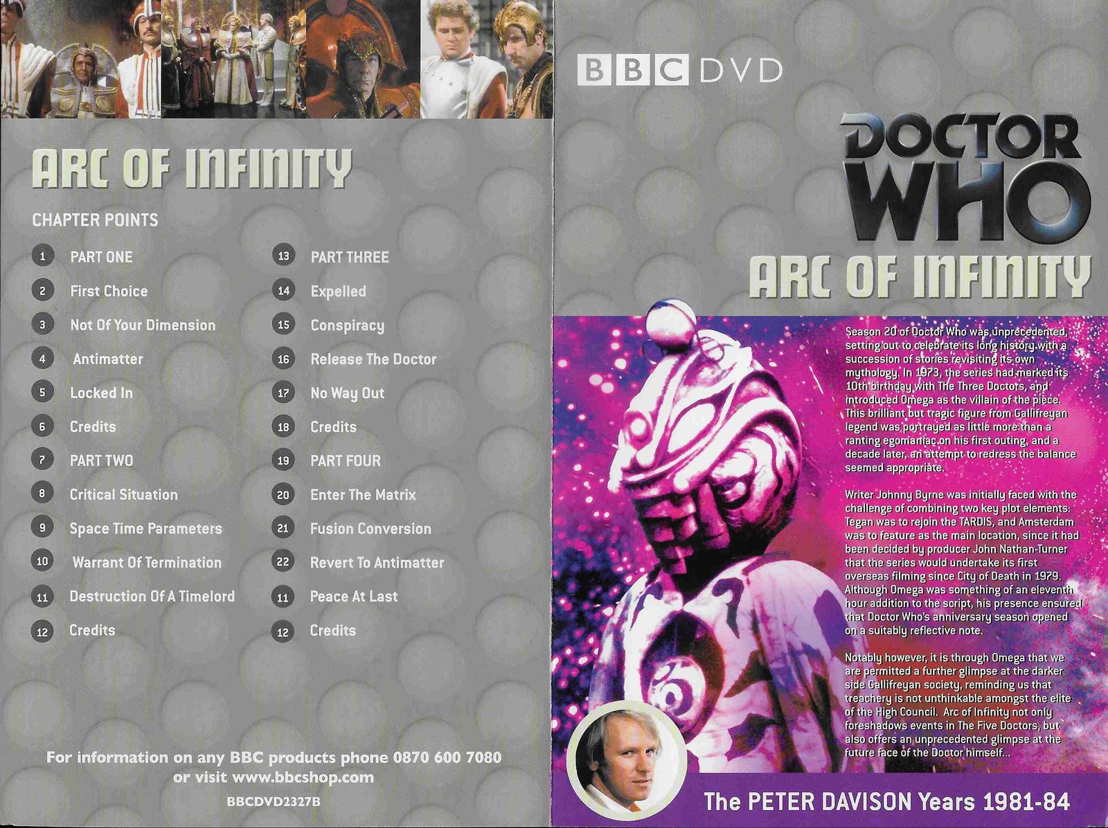 Inserts from BBCDVD 2327B